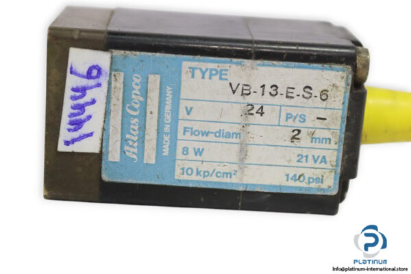 atlas-copco-VB-13-E-S-6-solenoid-valve-used-1