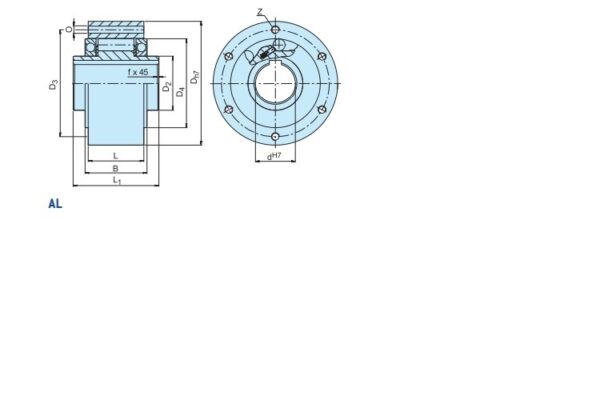 stieber-AL-45-roller-freewheel-clutch-bearing-used-2