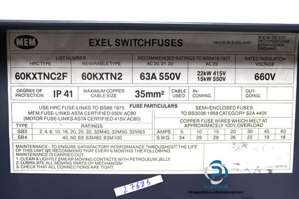 mem-60KXTNC2F-63A_550V-switch-fuse-(new)-3
