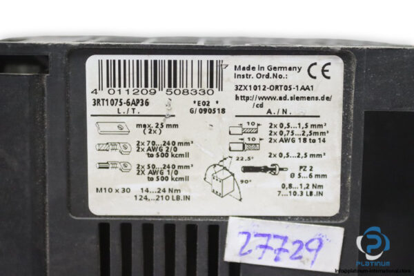 siemens-3RT1075-6AP36-power-contactor-(used)-2