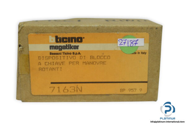 bticino-7163N-key-locking-device-(new)-1