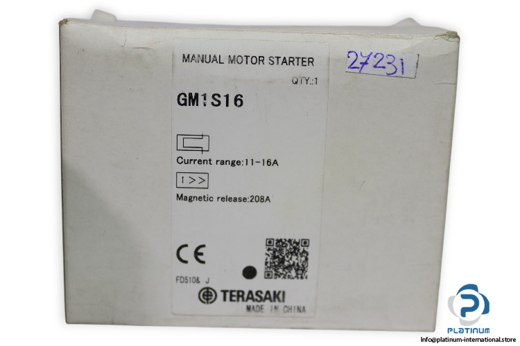 terasaki-GM1S16-manual-motor-starter-(new)-3