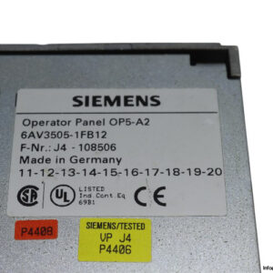 siemens-6AV3505-1FB12-operator-panel-(used)-6