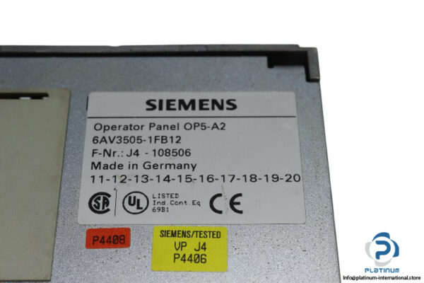 siemens-6AV3505-1FB12-operator-panel-(used)-6