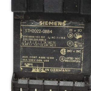 siemens-3TH2022-0BB4-contactor-relay-used-2