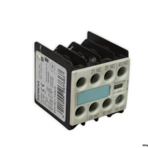 siemens-3RH1911-1HA12-auxiliary-switch-block-used