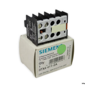 siemens-3TX4-411-2A-auxiliary-contact-block-new