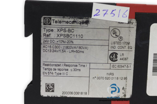 telemecanique-XPSBC1110-module-two-hand-control-(used)-2