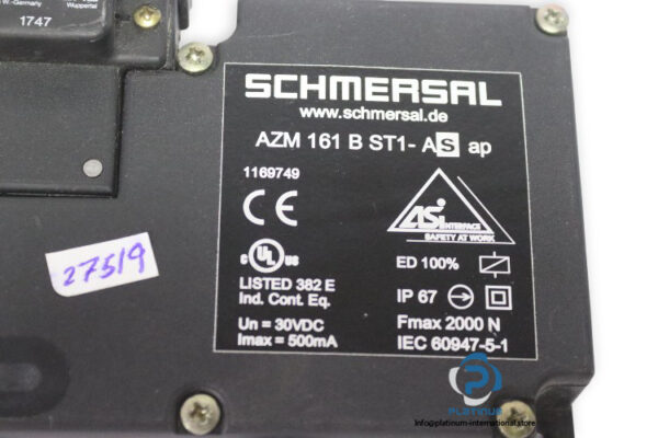 schmersal-AZM-161-B-ST1-AS-AP-solenoid-interlock-(used)-2
