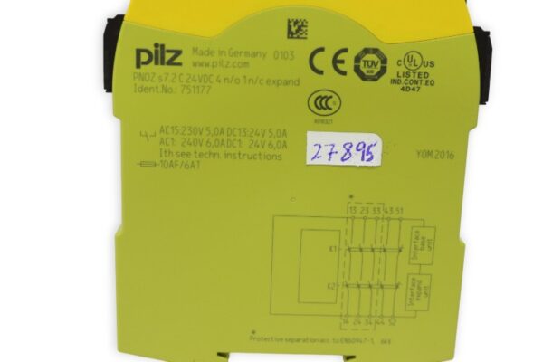 pilz-PNOZ-S7.2-C-24VDC-4-N_O-1-N_C-EXPAND-contact-expansion-module-(new)-2