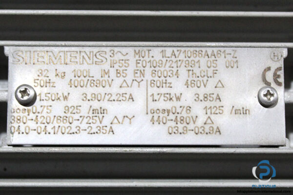 siemens-1LA71066AA61-Z-motor-brake-used-4