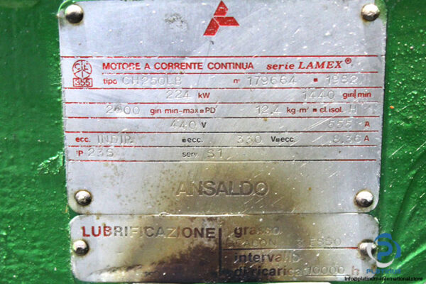 ansaldo-CH250LB-dc-motor-used-3