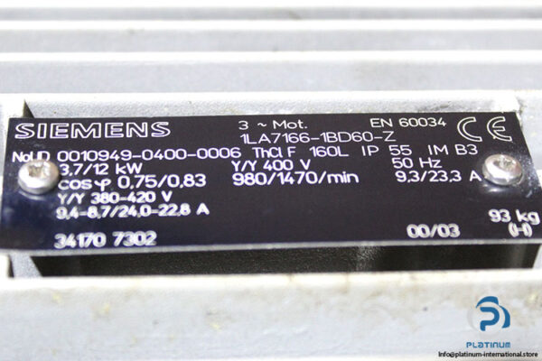 siemens-1LA7166-1BD60-Z-3-phase-electric-motor-used-2