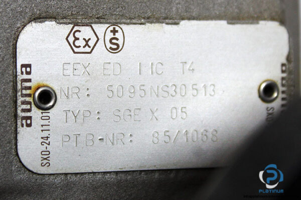auma-SGEX-05-F05-electric-actuator-used-2