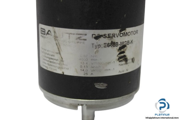 bautz-E642B-MGB-K-DC-servomotor-used-1