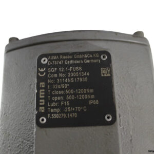 auma-SGF-12.1-FUSS-electric-actuator-used-1