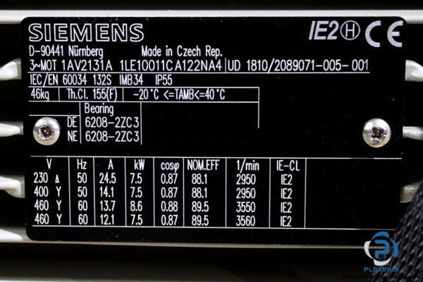 siemens-1AV2131A-1LE10011CA122NA4-3-phase-electric-motor-new-2