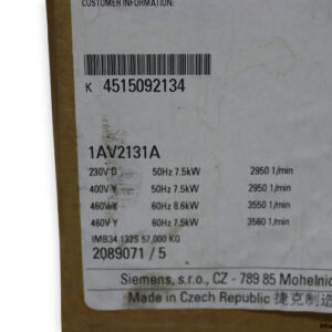 siemens-1AV2131A-1LE10011CA122NA4-3-phase-electric-motor-new-3