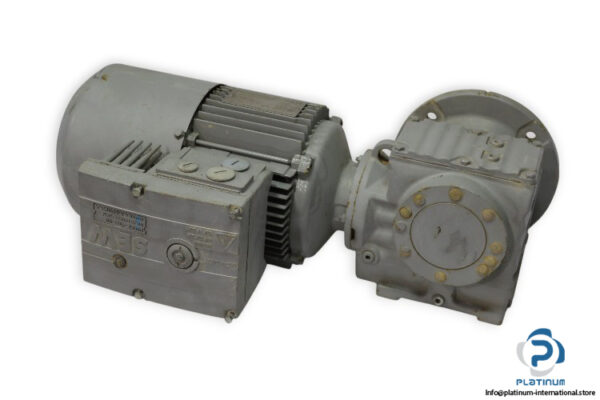 sew-SF57-DT90L4_BMG_MM15-helical-worm-gearmotor-used-1