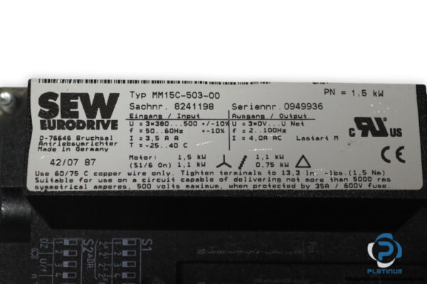 sew-SF57-DT90L4_BMG_MM15-helical-worm-gearmotor-used-3