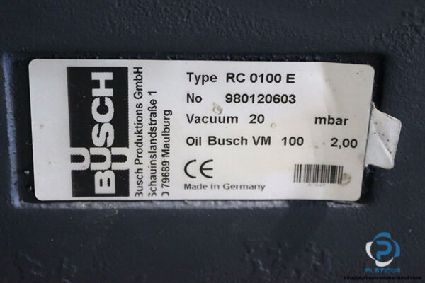 busch-RC-0100-e-vacuum-pump-used-2