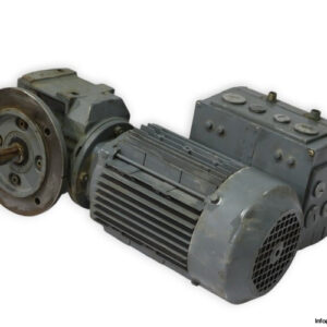 sew-SF37-DT80K4_TF_MSW_CK0_RR2A-helical-worm-gearmotor-used