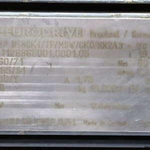 sew-SF37-DT80K4_TF_MSW_CK0_RR2A-helical-worm-gearmotor-used-6