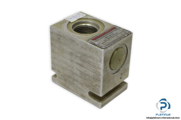 willmann-2LH-10A-B03-2-way-valve-body-used
