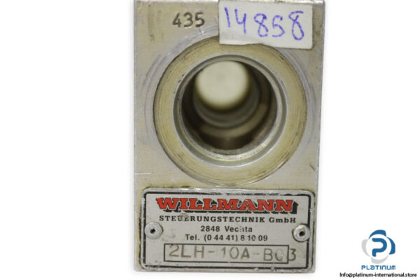 willmann-2LH-10A-B03-2-way-valve-body-used-1