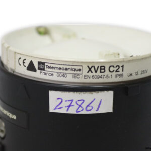 telemecanique-XVBC21-base-unit-with-cover-(used)-2