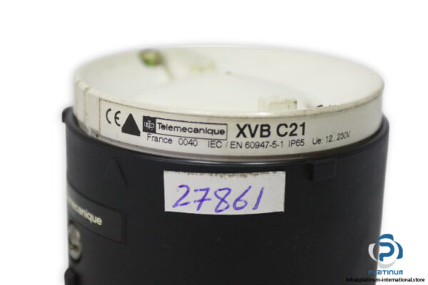 telemecanique-XVBC21-base-unit-with-cover-(used)-2