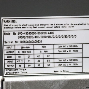 parker-690-432450D0-B00P00-A400-variable-frequency-drive-(new)-3