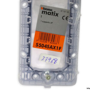 bticino-S504SAX1F-4p-support-frame-(new)-1