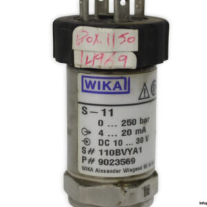 wika-S-11-9023569-250-bar-pressure-transmitter-(used)-2