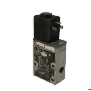 herion-80207-50-single-solenoid-valve-with-coil-(used)