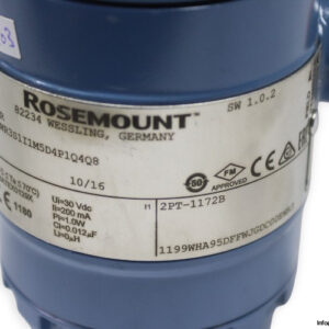 rosemount-2051TG3A2B22AWR3S1I1M5D4P1Q4Q8-pressure-transmitter-new-2