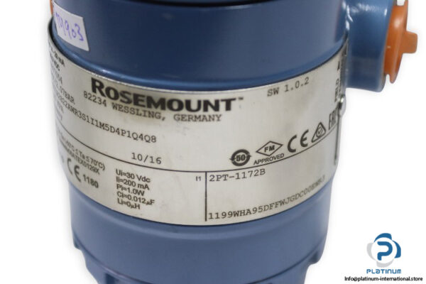 rosemount-2051TG3A2B22AWR3S1I1M5D4P1Q4Q8-pressure-transmitter-new-2