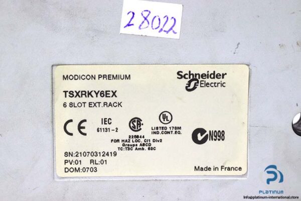 schneider-TSXRKY6EX-extendable-rack-(used)-3