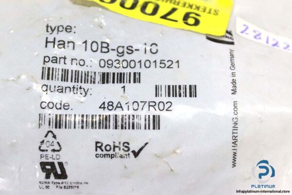 harting-HAN-10B-GS-10-connector-hood-(new)-2