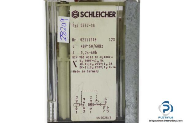 schleicher-DZ52-SG-time-relay-(used)-3