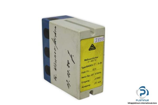 exner-BADEX-T-5-20-measuring-amplifier-(used)