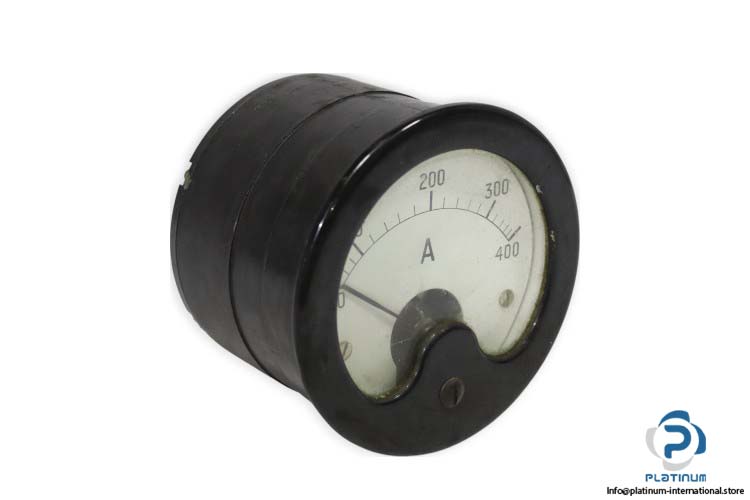 0-400A-round-analog-ammeter-panel-(used)