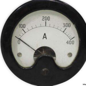 0-400A-round-analog-ammeter-panel-(used)-1