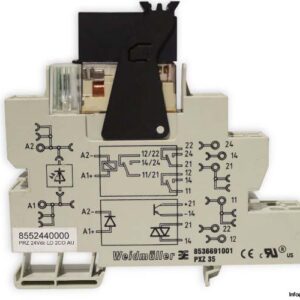 weidmuller-PRZ-24VDC-LD-2CO-AU-relay-module-(used)-1