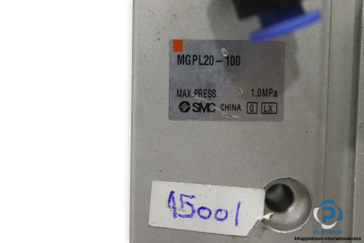 smc-MGPL20-100-compact-guide-cylinder-used-7