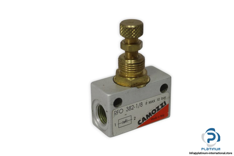 camozzi-RFO-382-1_8-flow-control-valve-used