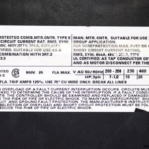 siemens-3RV1031-4DA10-circuit-breaker-(used)-4