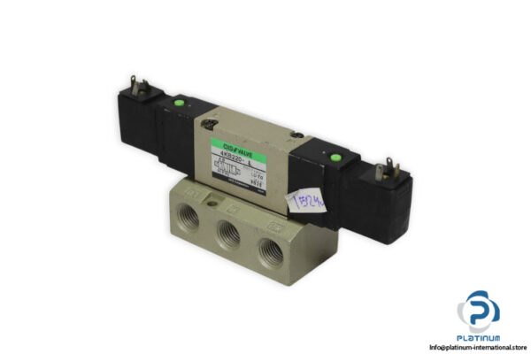 ckd-4KB220-1-double-solenoid-valve-(used)