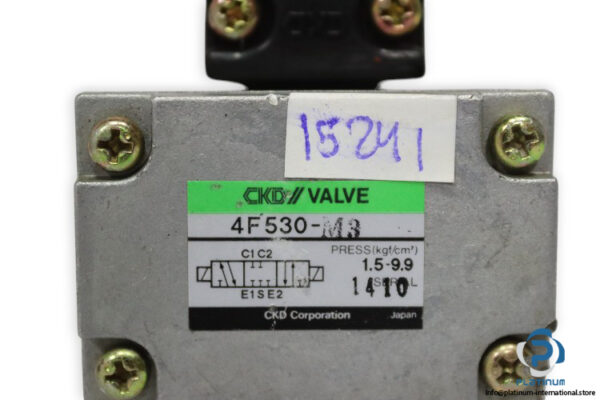 ckd-4F530-M3-double-solenoid-valve-(used)-2