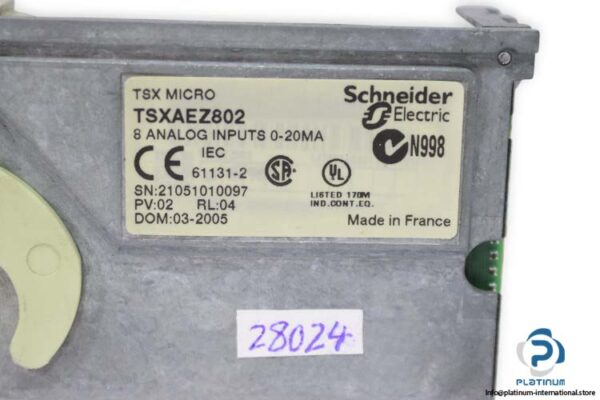 schneider-TSXAEZ802-analog-input-module-(used)-2
